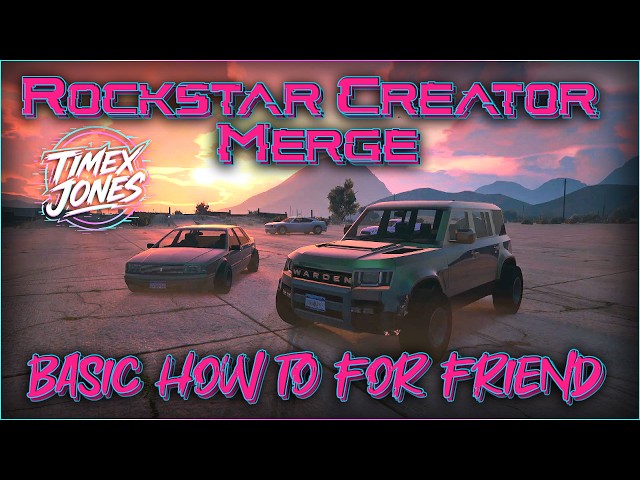 GTA5 - Using Rockstar Creator To Merge - Tutorial To Help A Friend Start Their Merging Journey