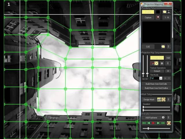 TextMachine 3D Projection Mapping Keyframe Animation