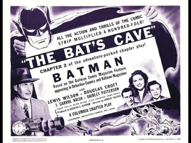 The TV Corner: Batman (1943) - Chapter 2: The Bat's Cave