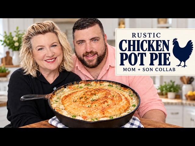 My Moms Secret To The Easiest Chicken Pot Pie!