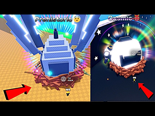 I Got The Biggest COSMIC and PREHISTORIC Eggs in Steal An Egg