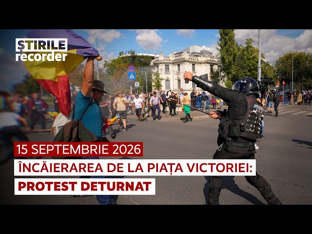 15 SEPTEMBRIE 2026. Încăierarea de la Piața Victoriei: protest deturnat
