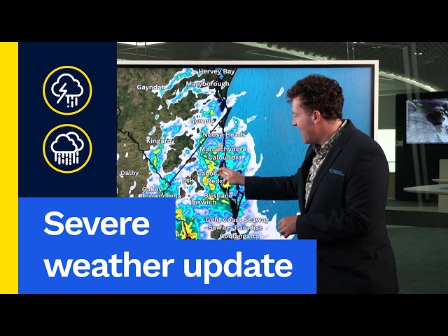 Severe Weather Update: Heavy rain and flooding in Queensland, with more to come