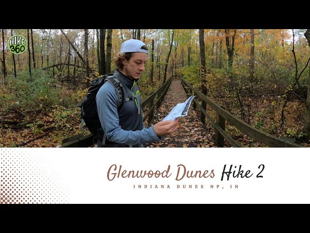 Indiana Dunes NP, IN - Glenwood Dunes Hike 2 (Hike 360° VR Video)