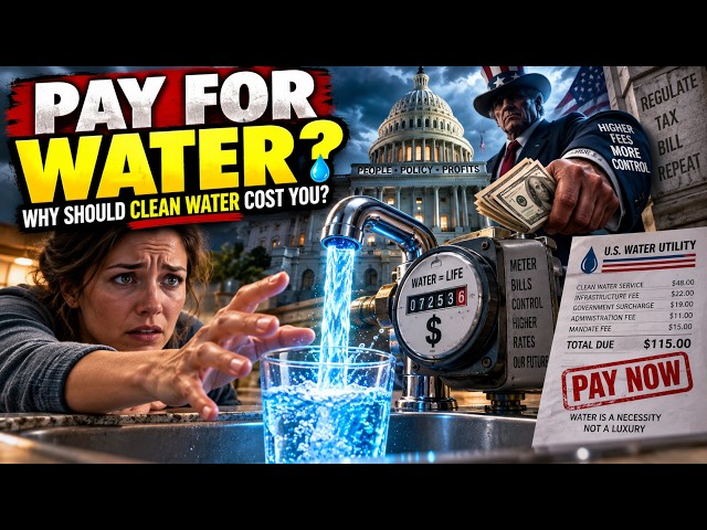 💧 PAY FOR WATER?! 💧US GOVT TYRANNY HAS NOW TURNED ~BASIC HUMAN NEED~ INTO A WEAPON OF MASS CONTROL~!