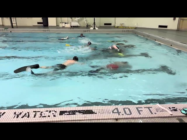 Underwater hockey point with Pittsburgh Stingrays at weekly practice hosted at PCA