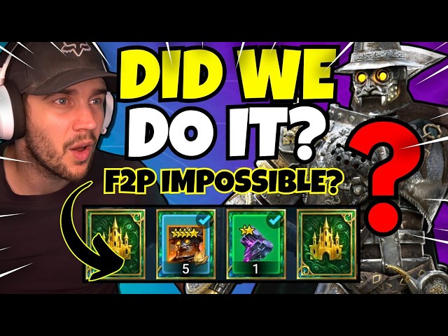 F2P IMPOSSIBLE Tin Woodman Challenge FINAL RESULT!!! [Raid: Shadow Legends]