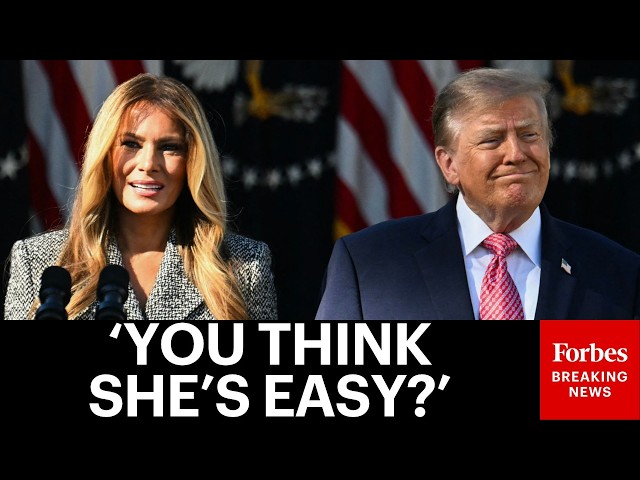 VIRAL MOMENT: Trump Cracks Joke About Melania Trump In Front Of The First Lady