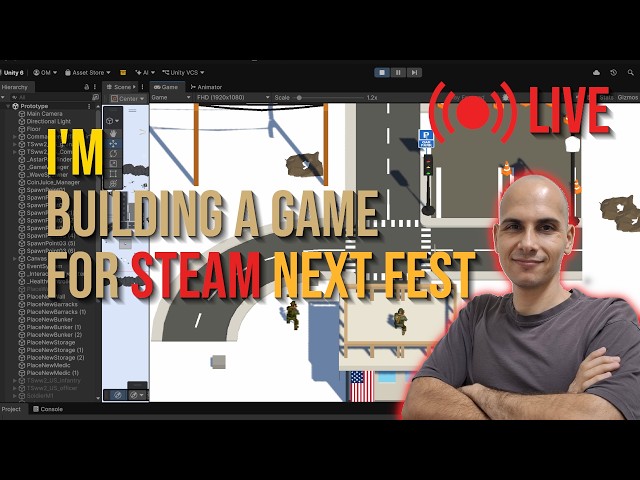 Indie Dev Live: Building My Game For Steam Next Fest!