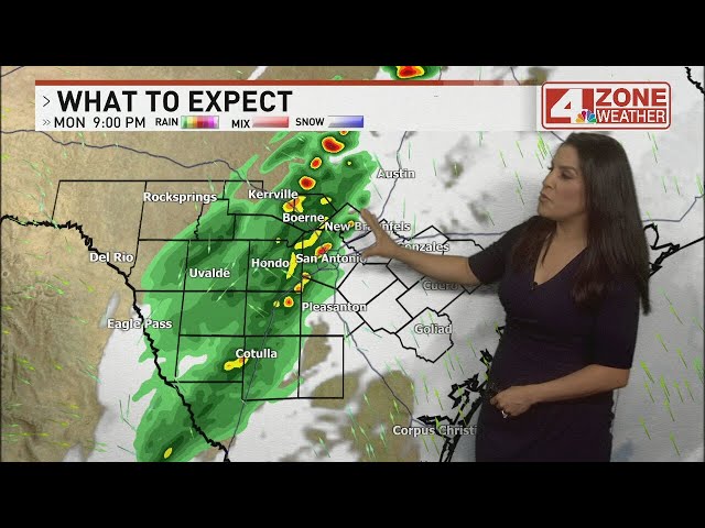 Chance of severe storms tonight