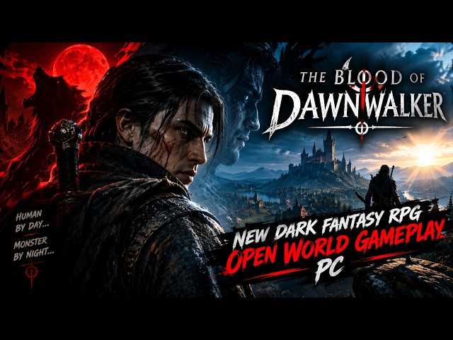 The Blood of Dawnwalker New Dark Fantasy RPG Open World Gameplay PC
