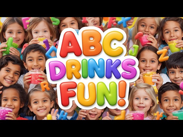 ABC Drinks Song for Kids 🧃 | A–Z Alphabet Song | Twinkle Twinkle Melody | Fun Nursery Rhymes