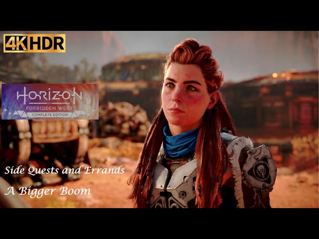 Horizon Forbidden West - Errand - A Bigger Boom - Gameplay Walkthrough No Commentary (4K-UHD HDR)