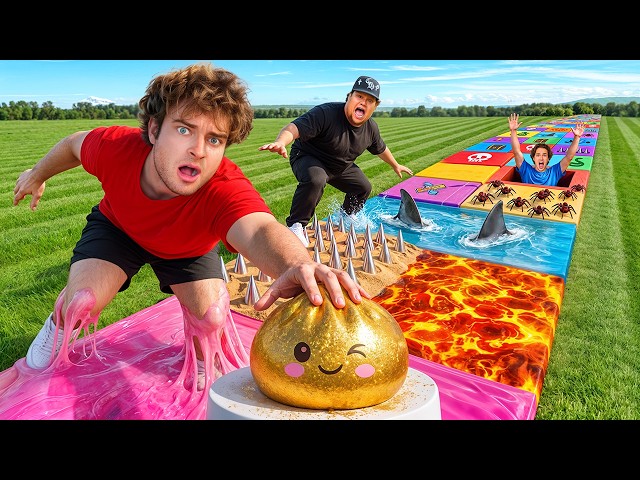 Survive Giant Board Game, Win Viral Toy!
