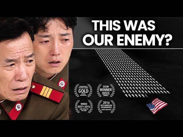 North Korean Soldiers Shocked by The Fallen of World War II