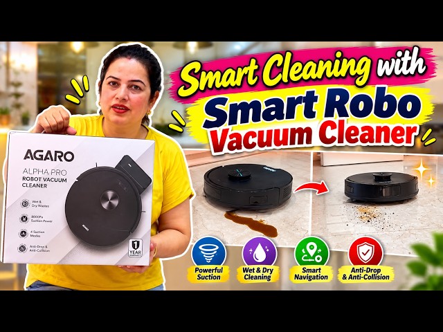 “I tried it—does it actually work?” AGARO Alpha Pro Robot Vacuum Cleaner | Smart Cleaning Gadget