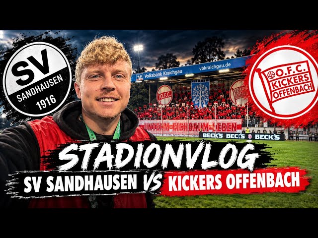 Überragende OFC-Choreo beim Spitzenspiel! 🔥 | SV Sandhausen vs. Kickers Offenbach | Stadionvlog 🏟️