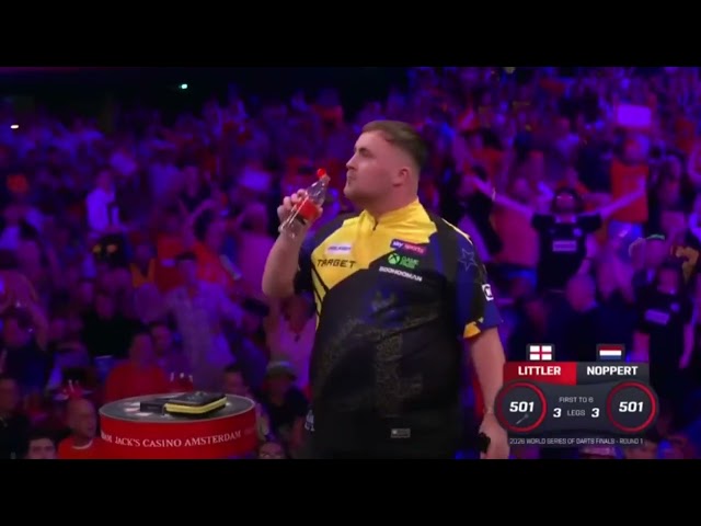 Luke Littler Dutch Crowd Incident At World Series Finals #darts