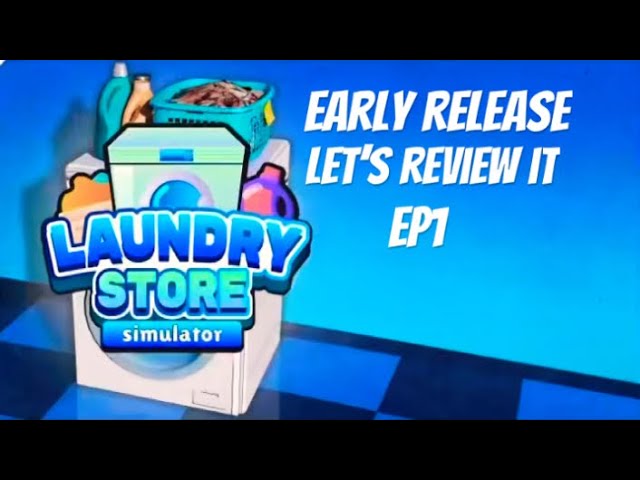Laundry Store Simulator Ps5, Let's Review It. Ep1