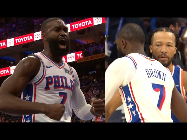 Jaylen Brown first buckets for 76ers & cooks early vs Knicks 🔥 Hukporti Achilles injury