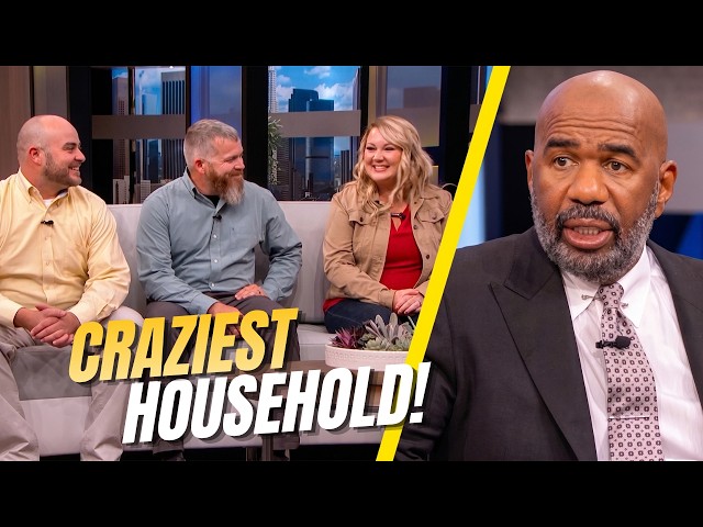 She Lives With Her Husband AND Her Ex-Husband?! | Steve Harvey