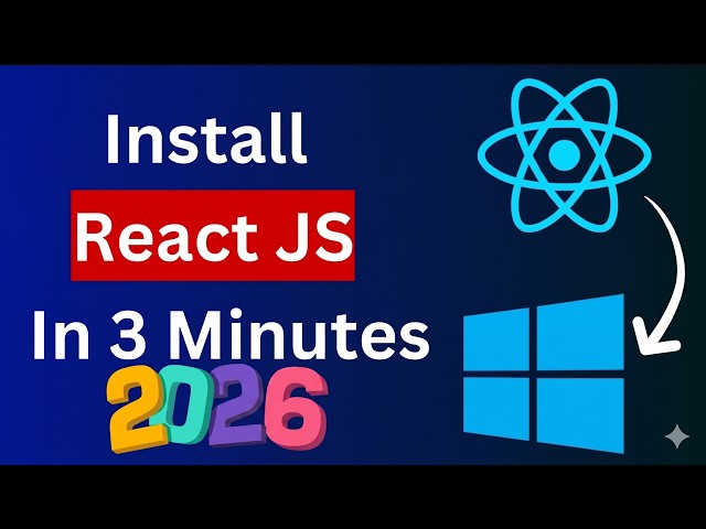React JS Installation on Windows Made Easy in 2026 #reactjs #installreact