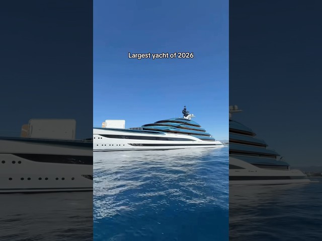 The biggest yacht so far of 2026, the 134m Lürssen Yachts MY DEEP BLUE ✨