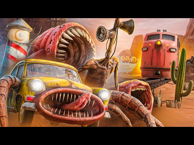 ALL TREVOR HENDERSON MONSTERS vs TRAIN ANIMATION in Garry's Mod