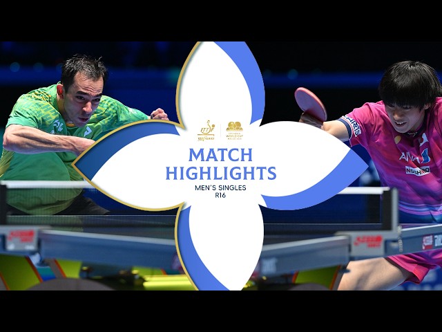 Shunsuke Togami vs Hugo Calderano | Match Highlights |  #ITTFWorldCup 2026