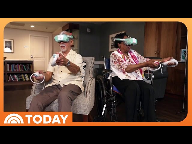 How seniors are skydiving, exercising and more with virtual reality