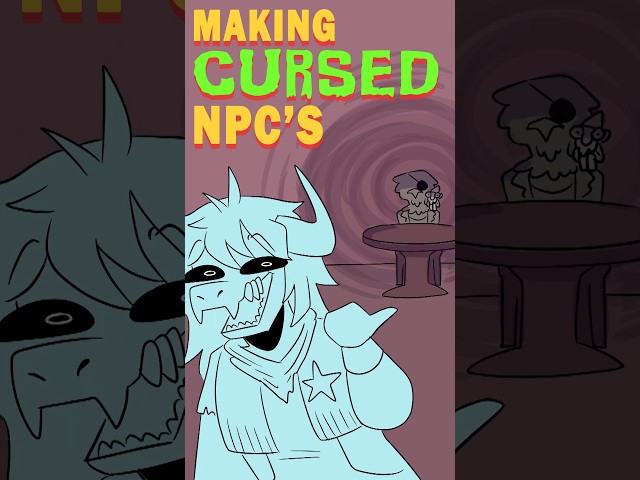 Making Cursed NPC's 🦜 #dnd  #dnd5e   #dungeonsanddragons   #ttrpg   #animation   #podcast