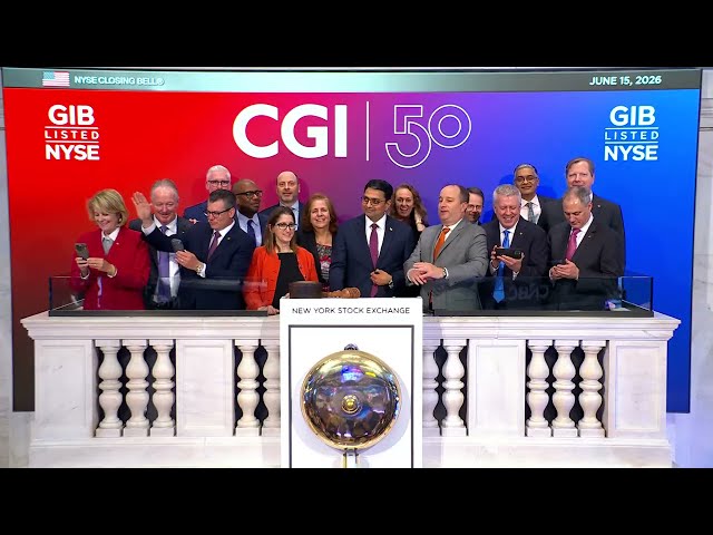 CGI (NYSE: GIB) Rings The Closing Bell®
