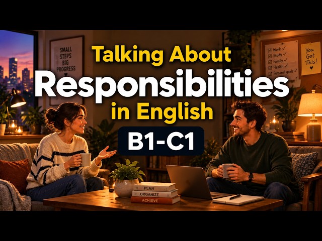 Talking About Being Responsible for Our Actions | Real English Conversation