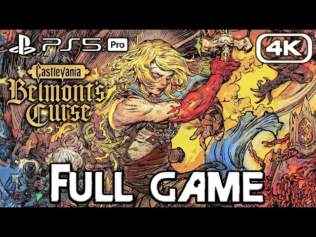 CASTLEVANIA BELMONT'S CURSE Gameplay Walkthrough FULL GAME (4K 60FPS) No Commentary