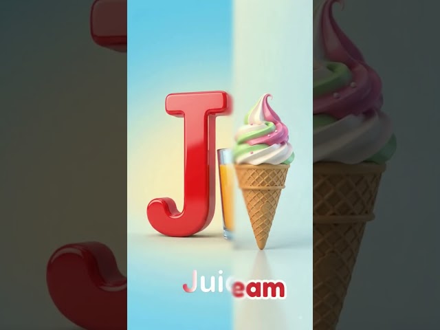 A to Z Alphabet for Kids | Learn ABC with Fun 3D Animation 🍎🔤 #alphabetflashcards