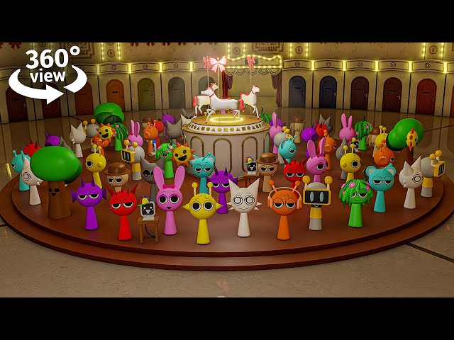 Squid Game x Sprunki - Mingle Game in VR 360°!