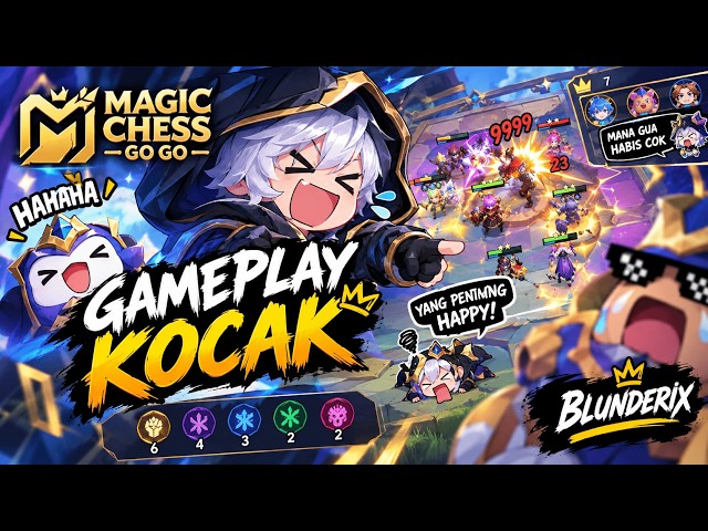 SEHARUSNYA AKU TUH MENANG TAPI GA HOKI - MAGIC CHESS GOGO