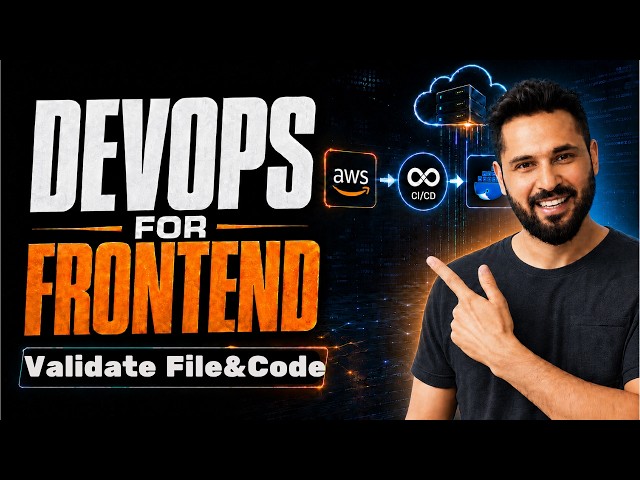 DevOps for Frontend Developers #9 GitHub Actions Example | Validate HTML & JavaScript Files