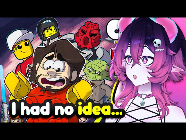 Caddicarus The Painful World Of LEGO Games?! | Vtuber Reacts