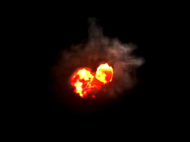 HDR fire simulation in blender cycles x || ORENDA STUDIO