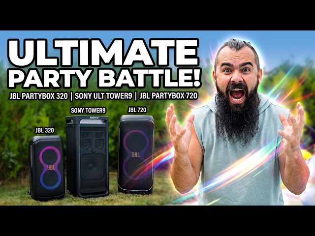 Sony ULT9 vs JBL Partybox 320 vs JBL Partybox 720 Who's Better?