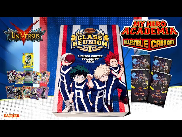 My Hero Academia CCG Class Reunion I Limited Edition Collector Pack Unboxing #1