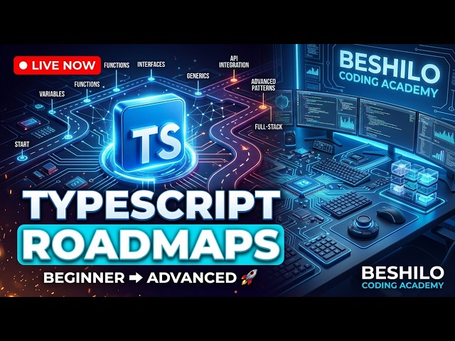 TypeScript Roadmap 2027 — Master TypeScript from Zero to Hero!
