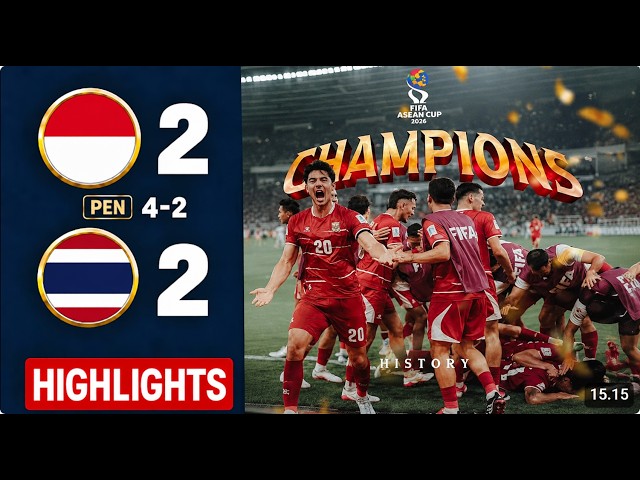 FULL HIGHLIGHT INDONESIA VS THAILAND | FINAL ASEAN CUP 2026 | ENGLISH COMMENTARY