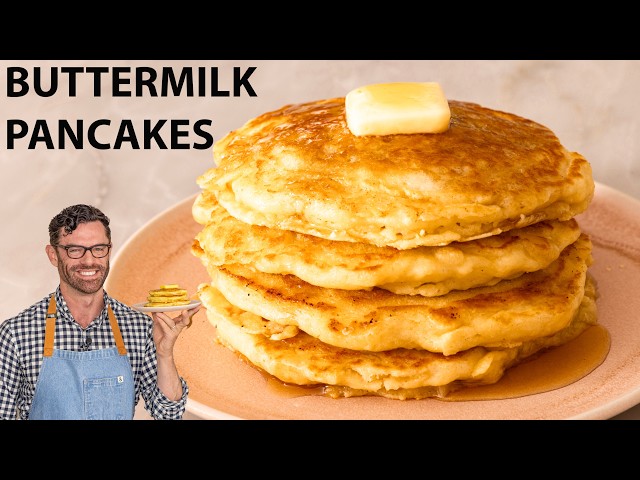 Fluffy Buttermilk Pancakes Recipe