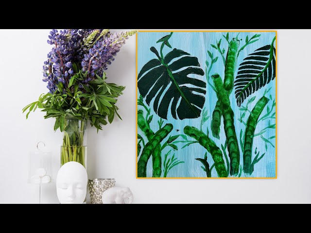 Painting with your finger wow! Plus other ideas on canvas/ no art skills needed/fun easy acrylic