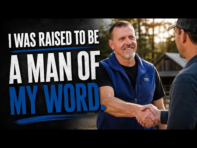 I was raised to be a man of my word...
