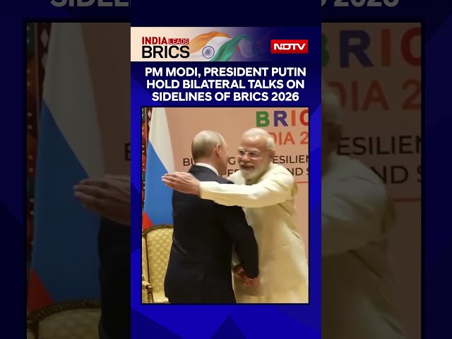 PM Modi, President Putin Hold Bilateral Talks On The Sidelines Of BRICS 2026 Summit