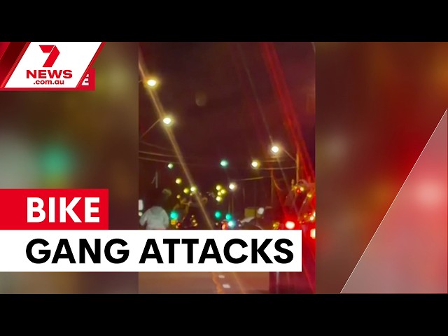 Melbourne gang's vicious motorcycle jacking spree | 7NEWS