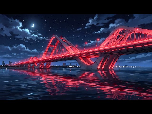 Sheikh Zayed Bridge, Abu Dhabi at Night 🌙 | 4K Relaxing Ambient Loop | 1 Hour